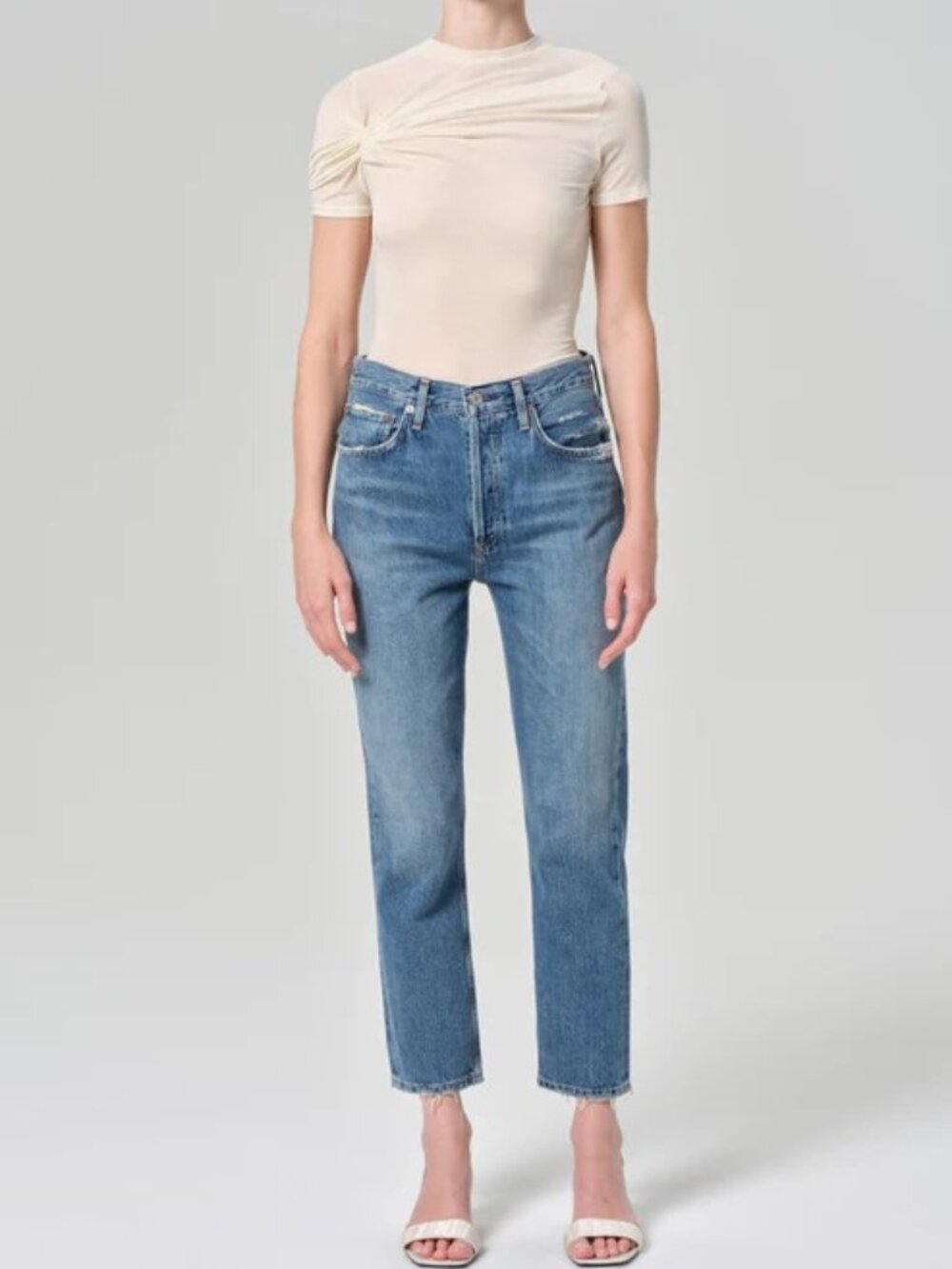 Agolde Riley High Rise Straight Leg Crop NWOT size 29